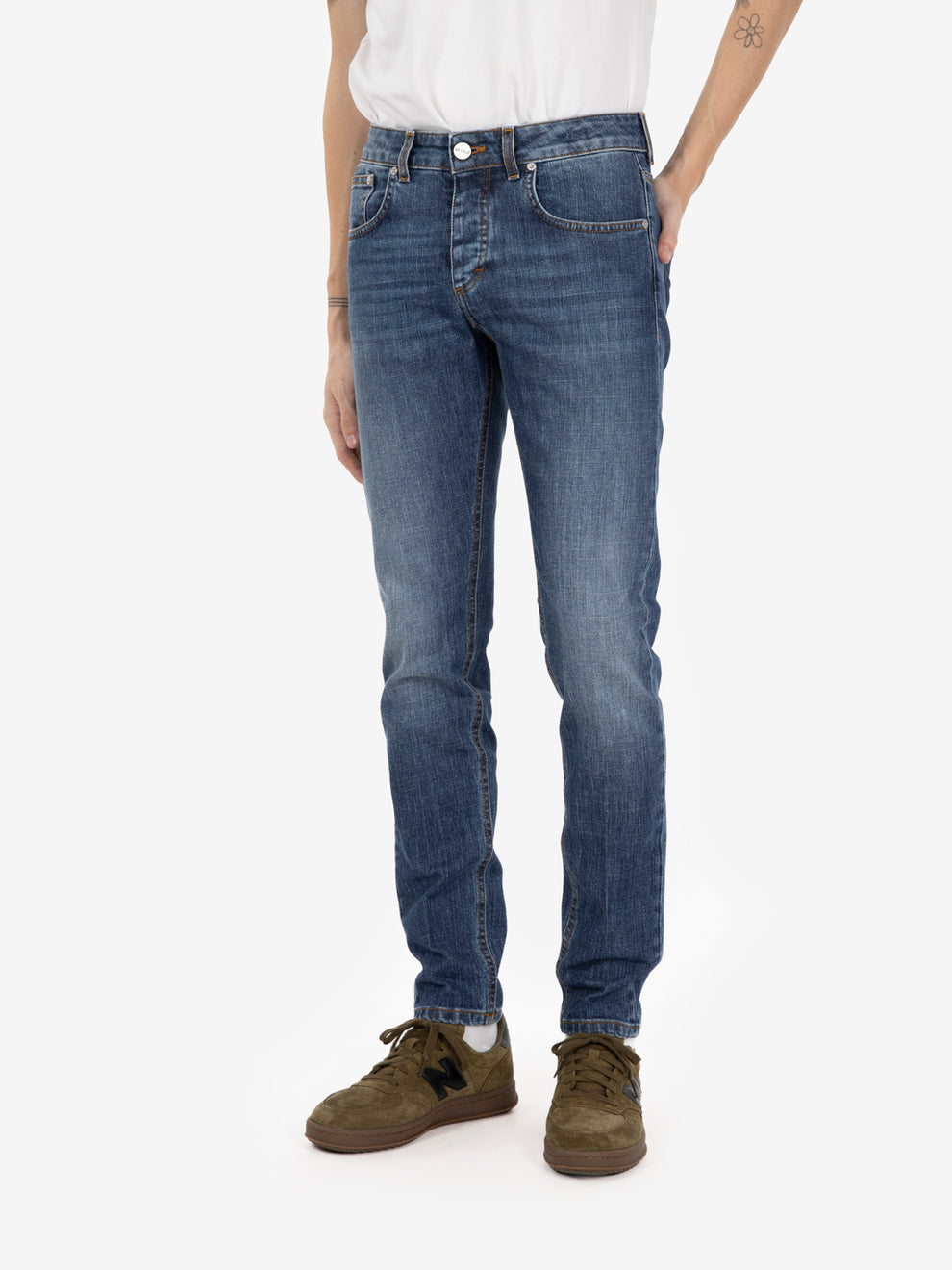 Davis Stretch Jeans Medium Blue