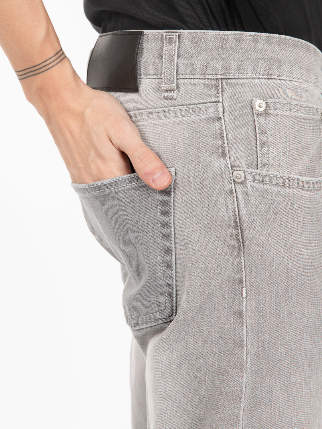 Jeans Davis skinny grigio