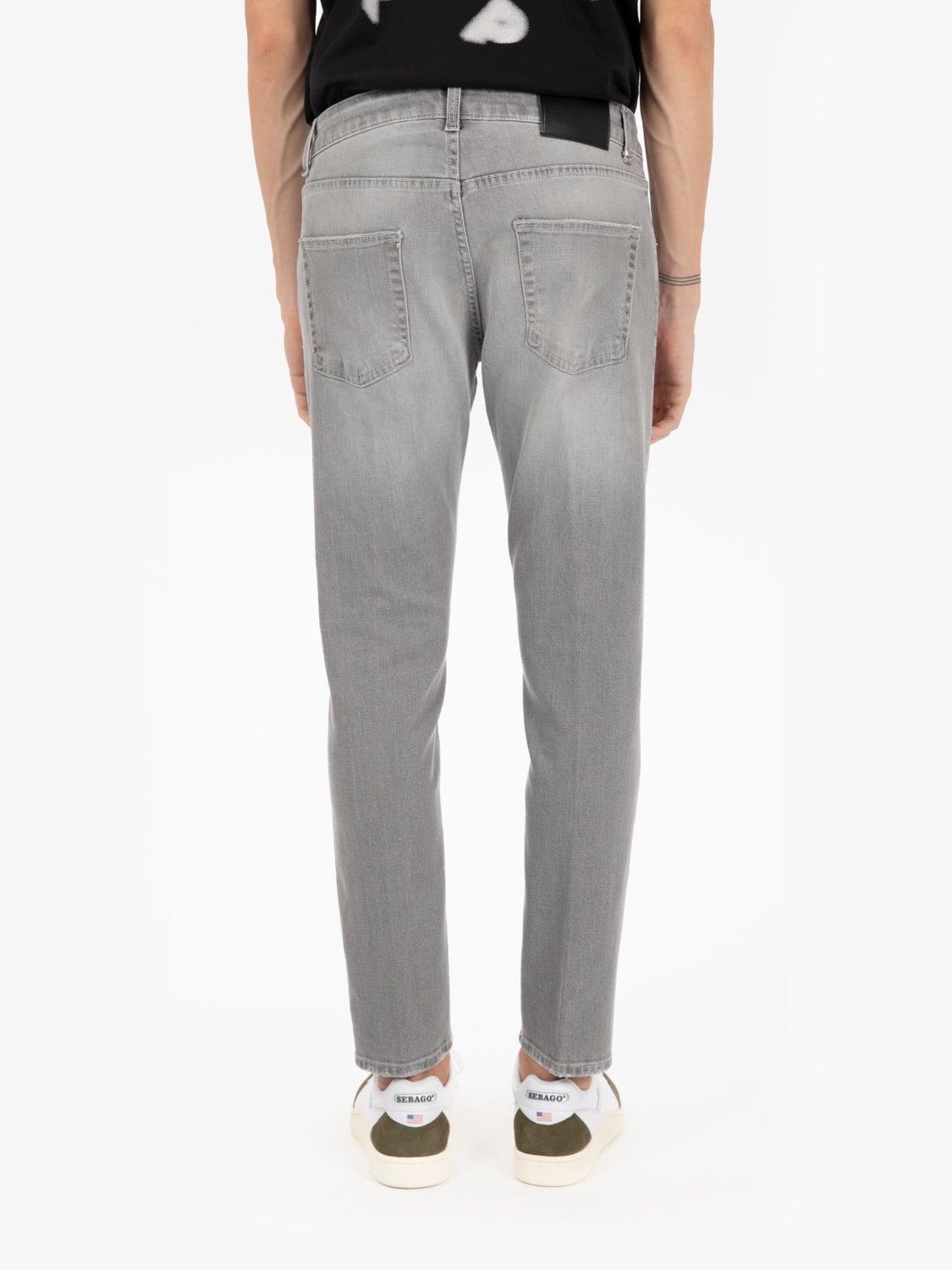 Jeans Davis skinny grigio