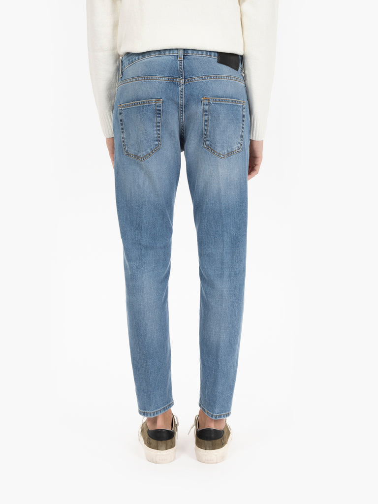 BE ABLE - Jeans straight Davis Shorter denim chiaro