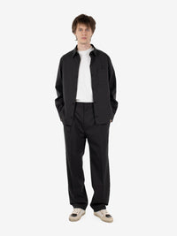 CARROT FIT MATTE TROUSERS DARK GREY MELANGE BA-MAT29-WBS_GRISCMEL