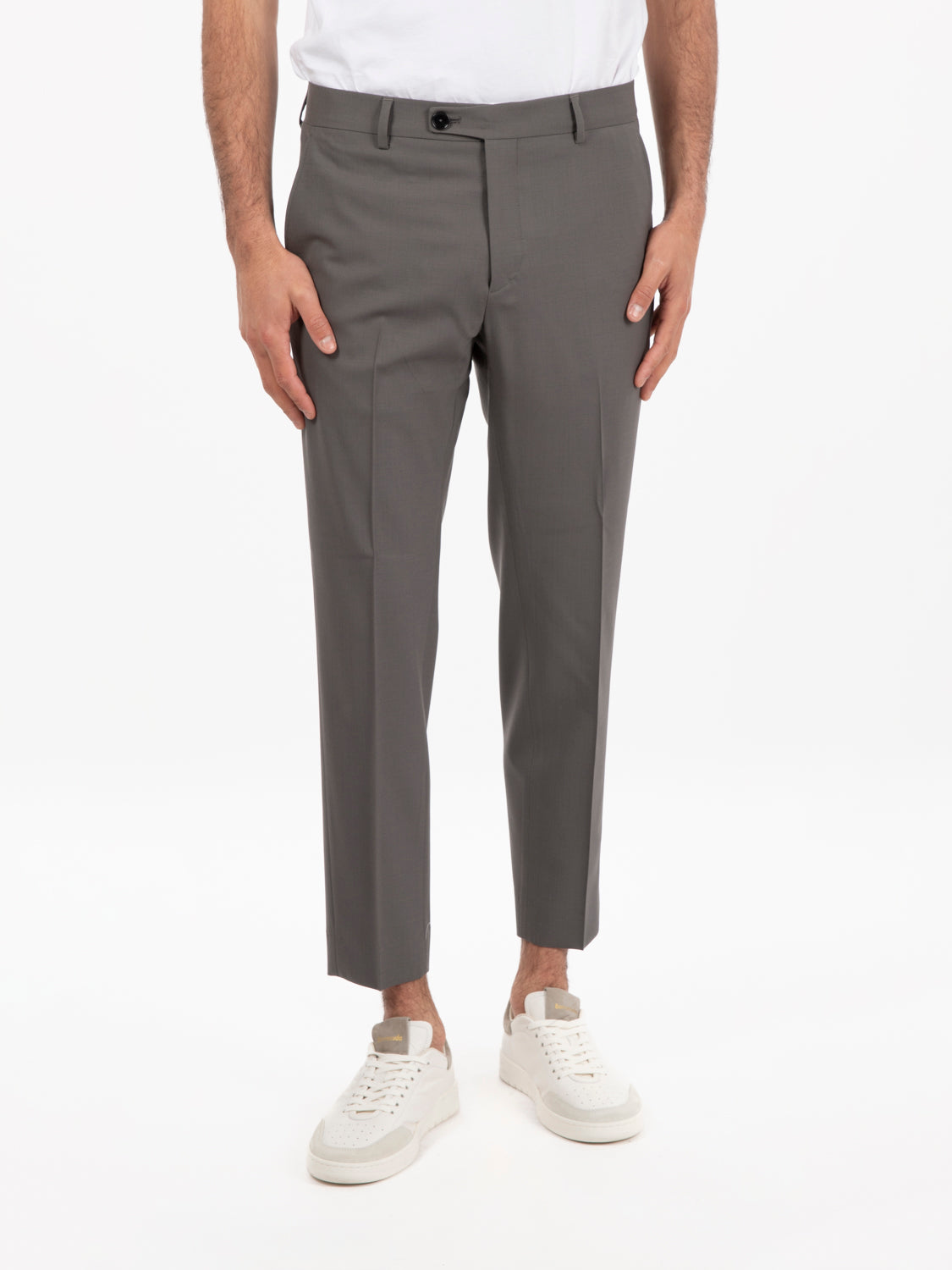 Pantaloni Mirko regular fango