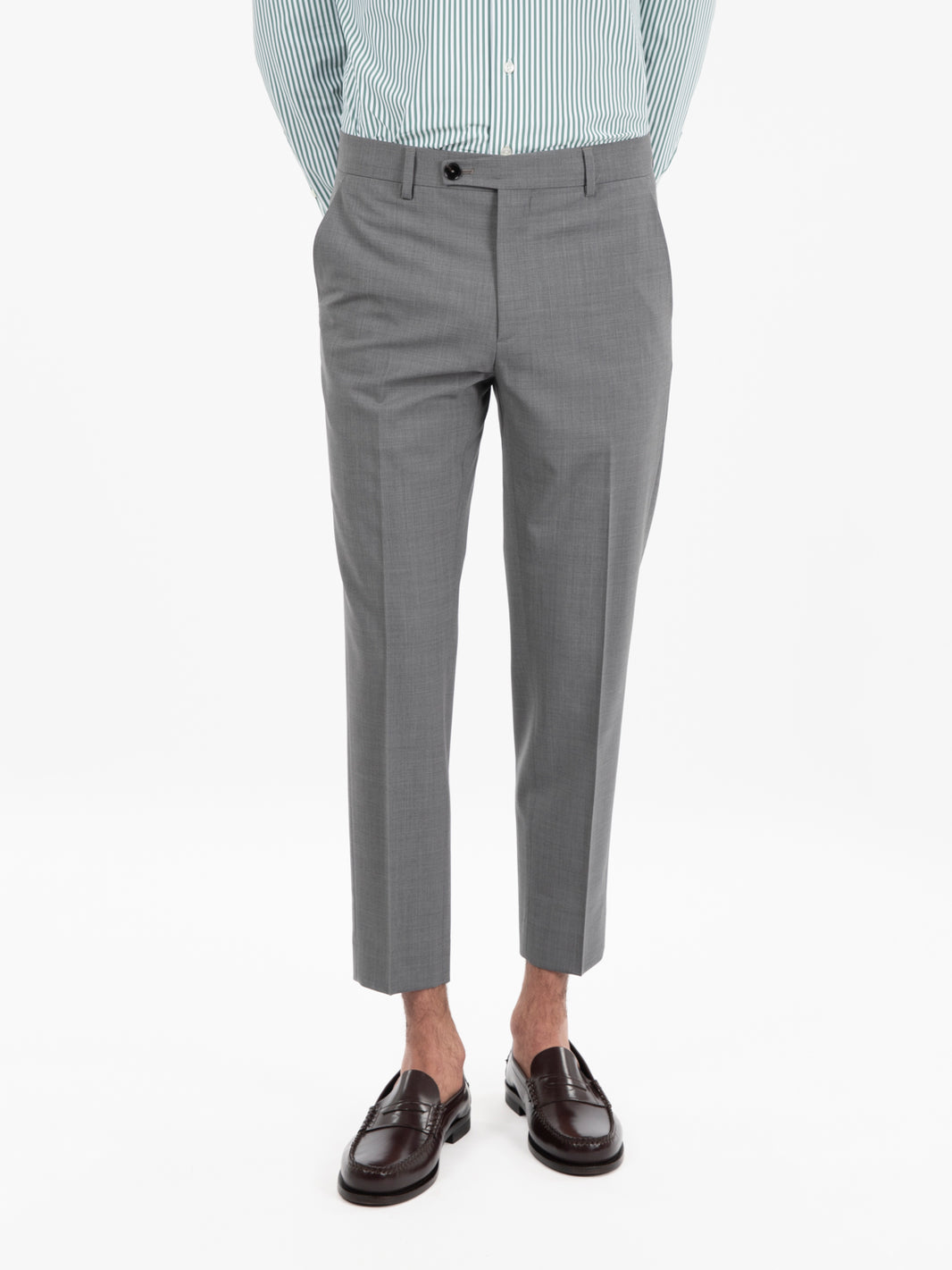 Pantaloni Mirko regular grigio medio