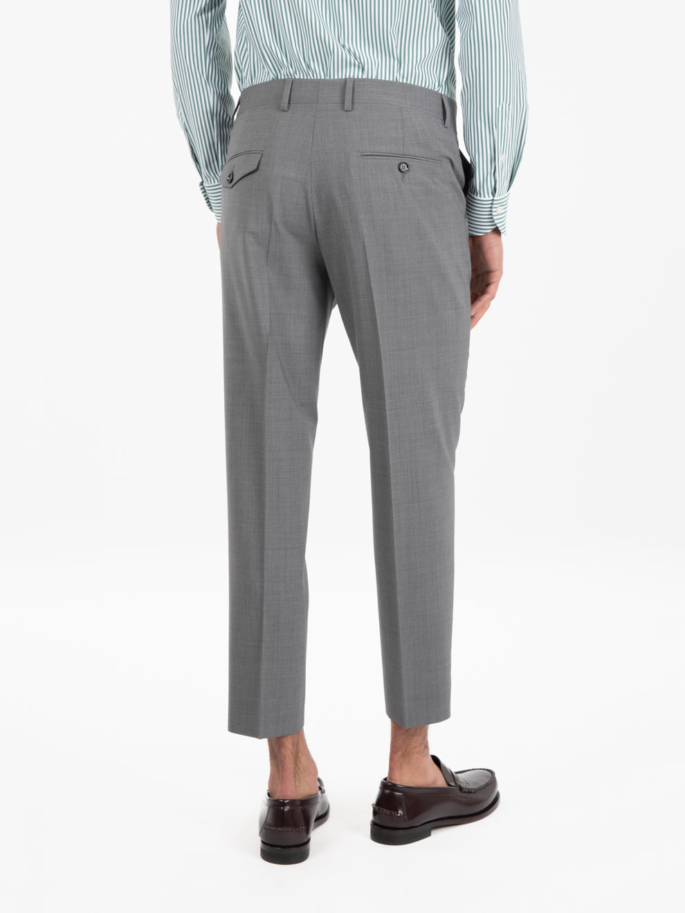 Pantaloni Mirko regular grigio medio