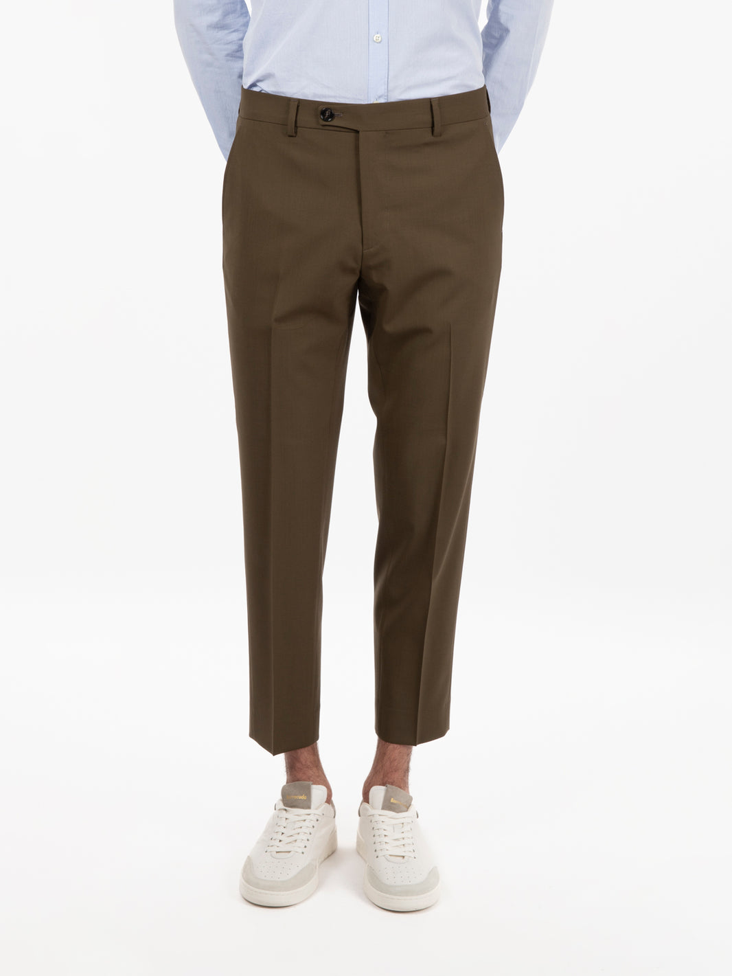 Pantaloni Mirko regular verdi