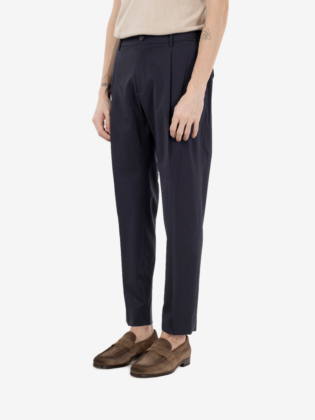 Pantaloni New Riccardo blu scuro