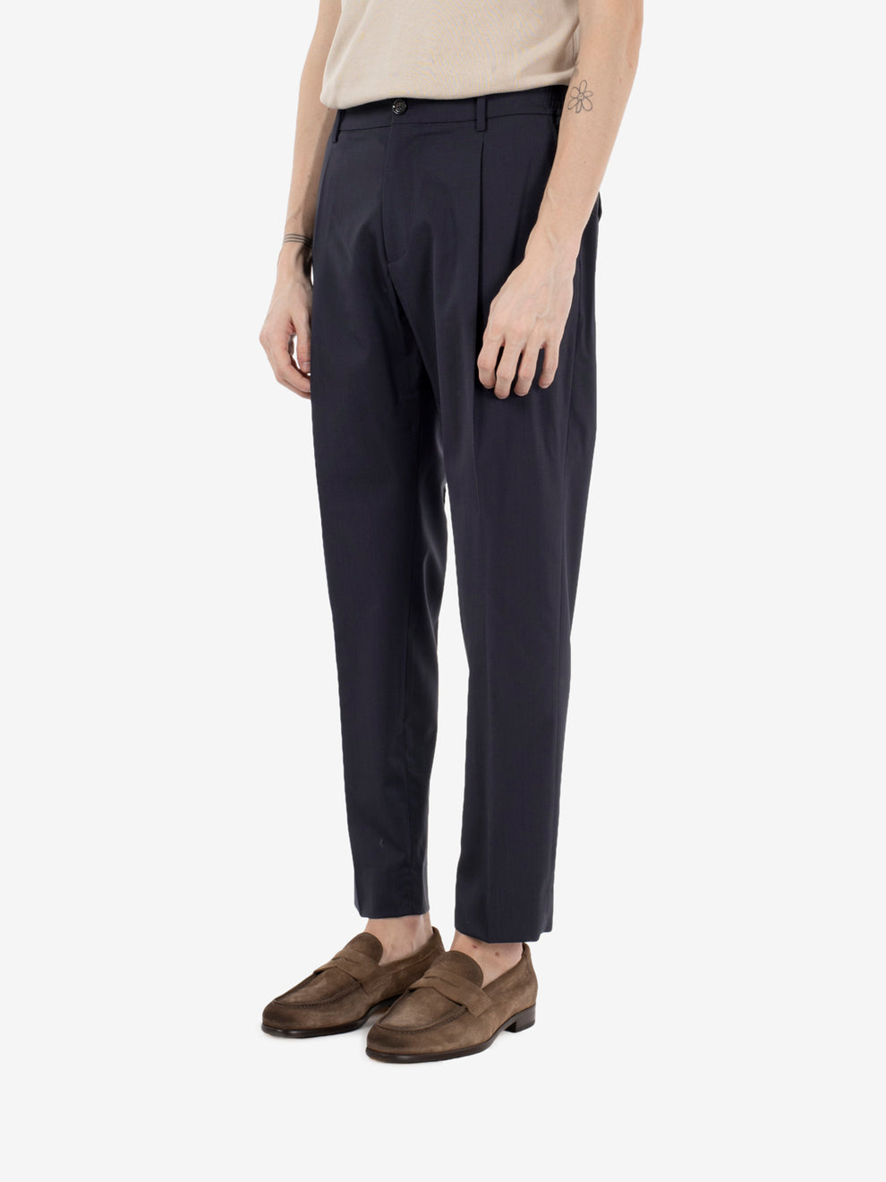 Pantaloni New Riccardo blu scuro