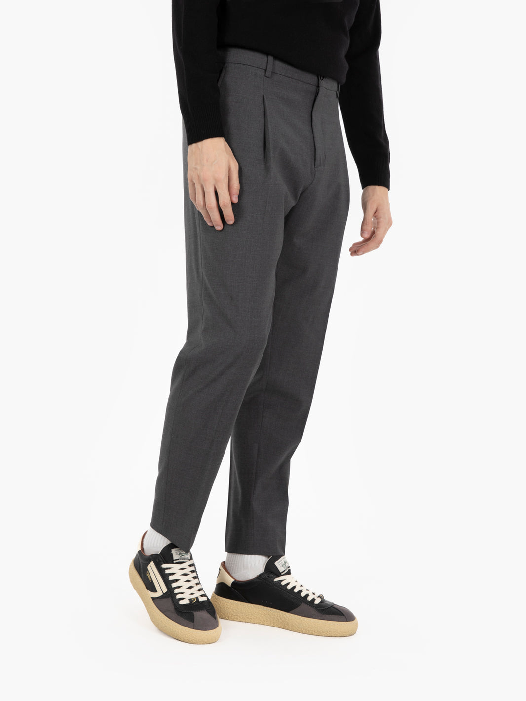 New Riccardo trousers in melange grey
