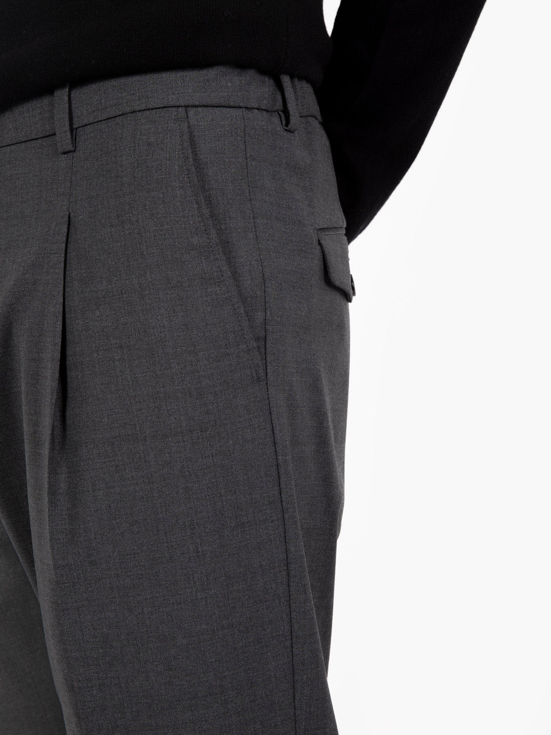 New Riccardo trousers in melange grey