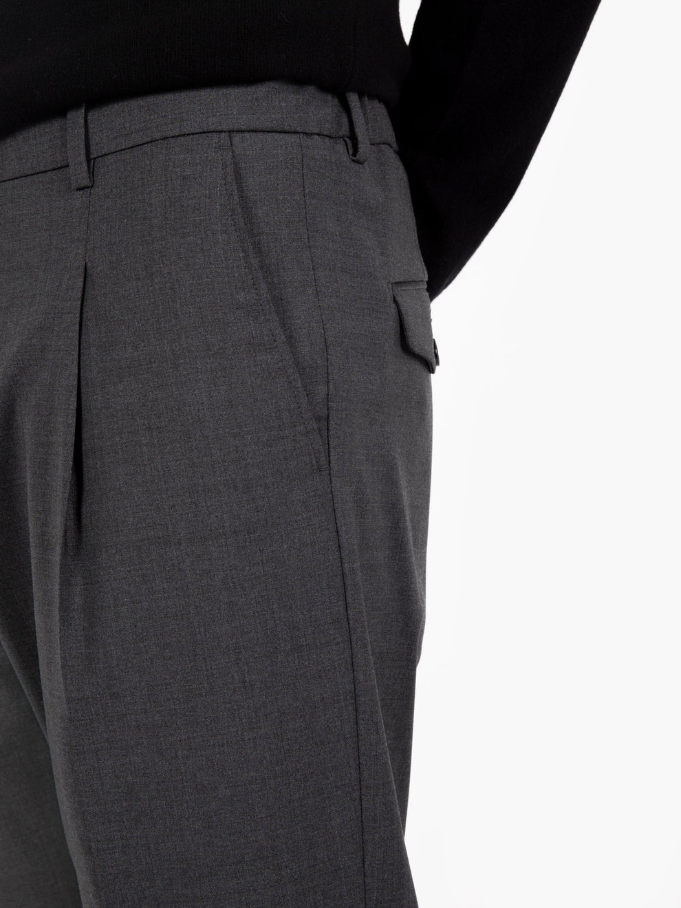New Riccardo trousers in melange grey