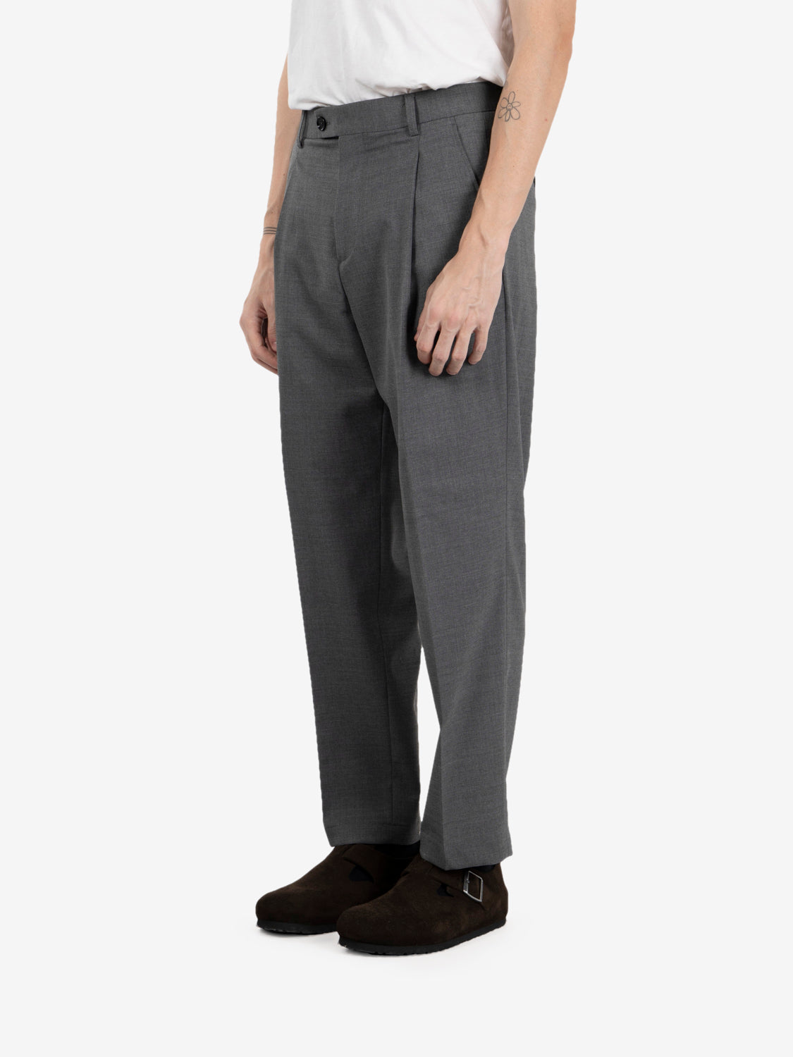 Pantaloni Raul grigio melange