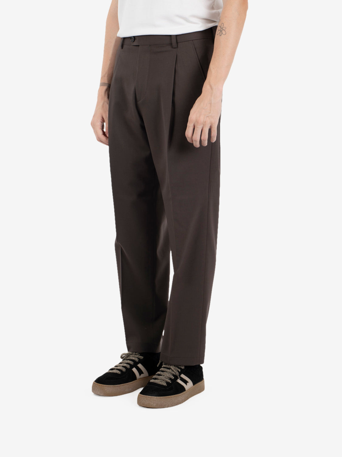 PANTALONE RAUL PENCE REVERSED BROWN BA-RAUL35_WBS_MARR