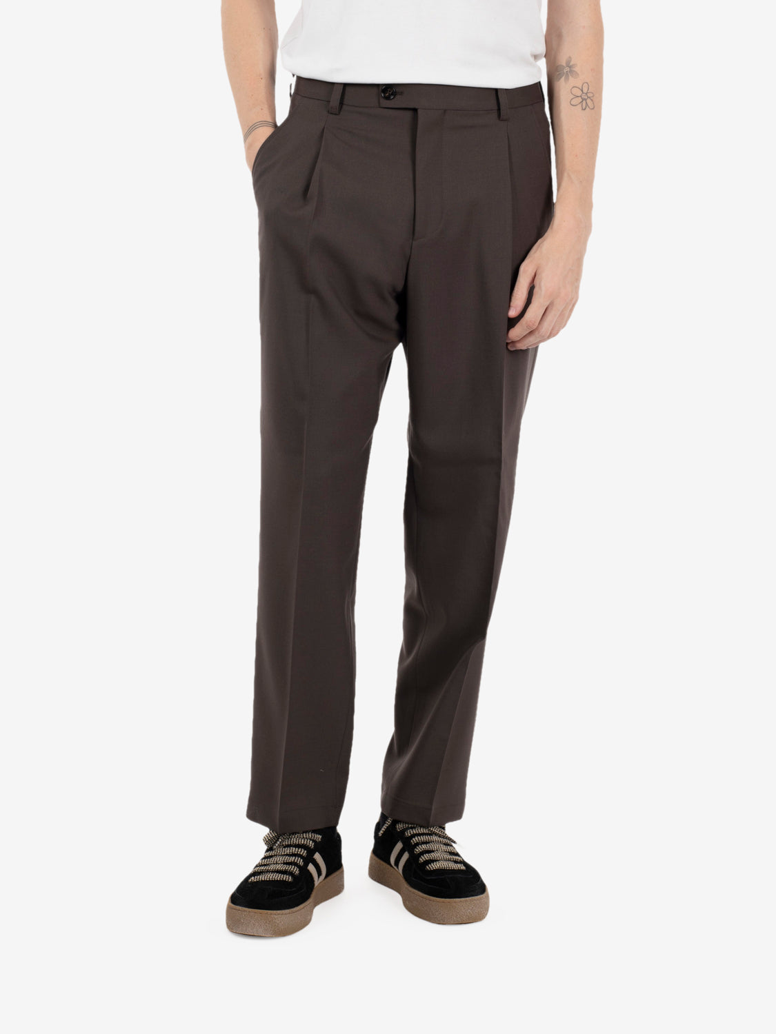PANTALONE RAUL PENCE REVERSED BROWN BA-RAUL35_WBS_MARR