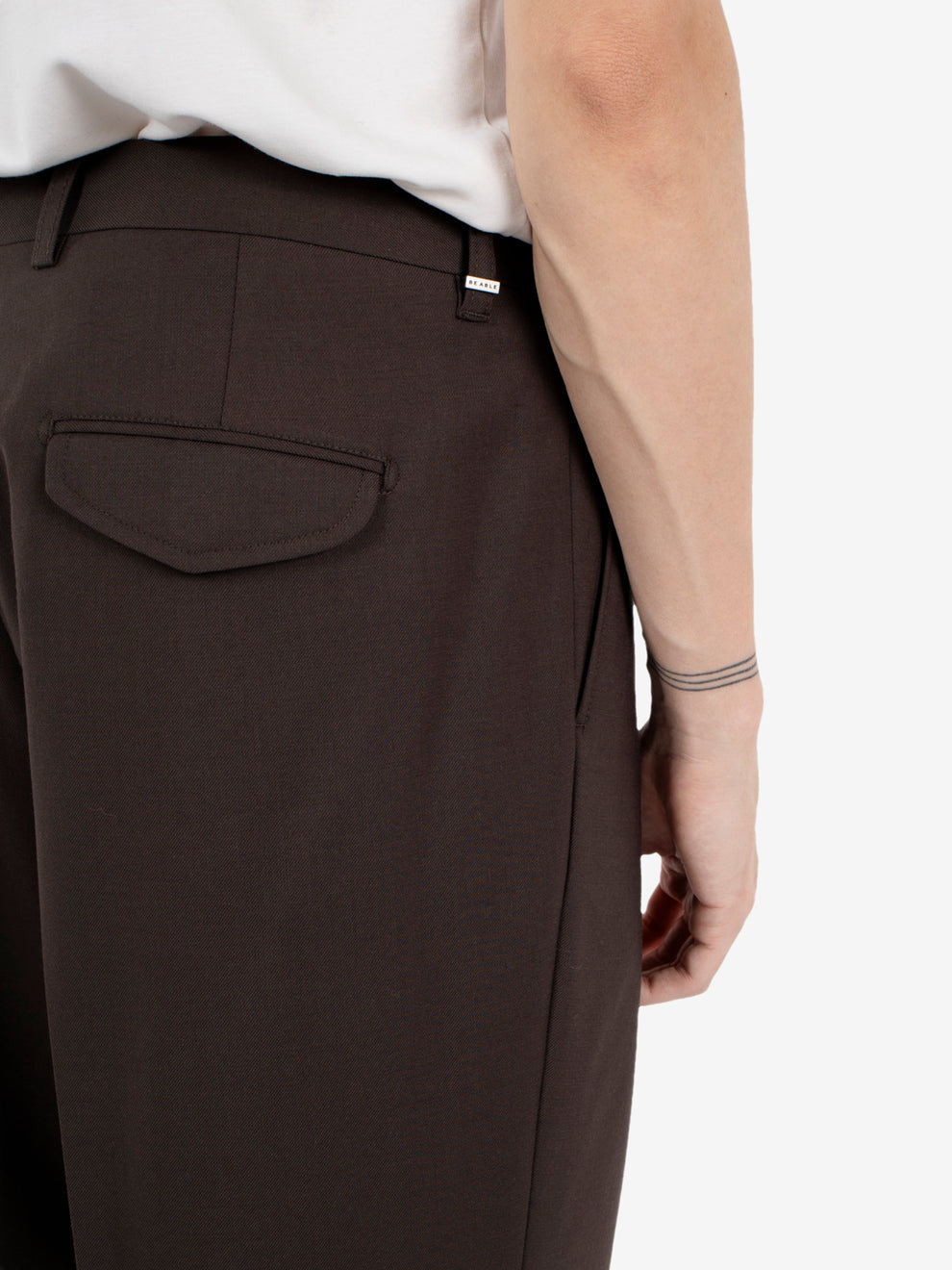 PANTALONE RAUL PENCE REVERSED BROWN BA-RAUL35_WBS_MARR
