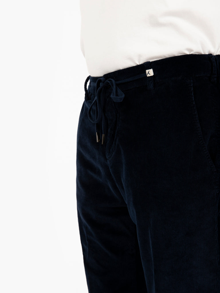 BE ABLE - Pantaloni Riccardo con elastico neri