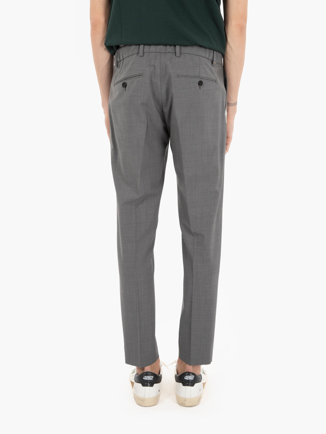 Pantaloni Riccardo regular grigio medio