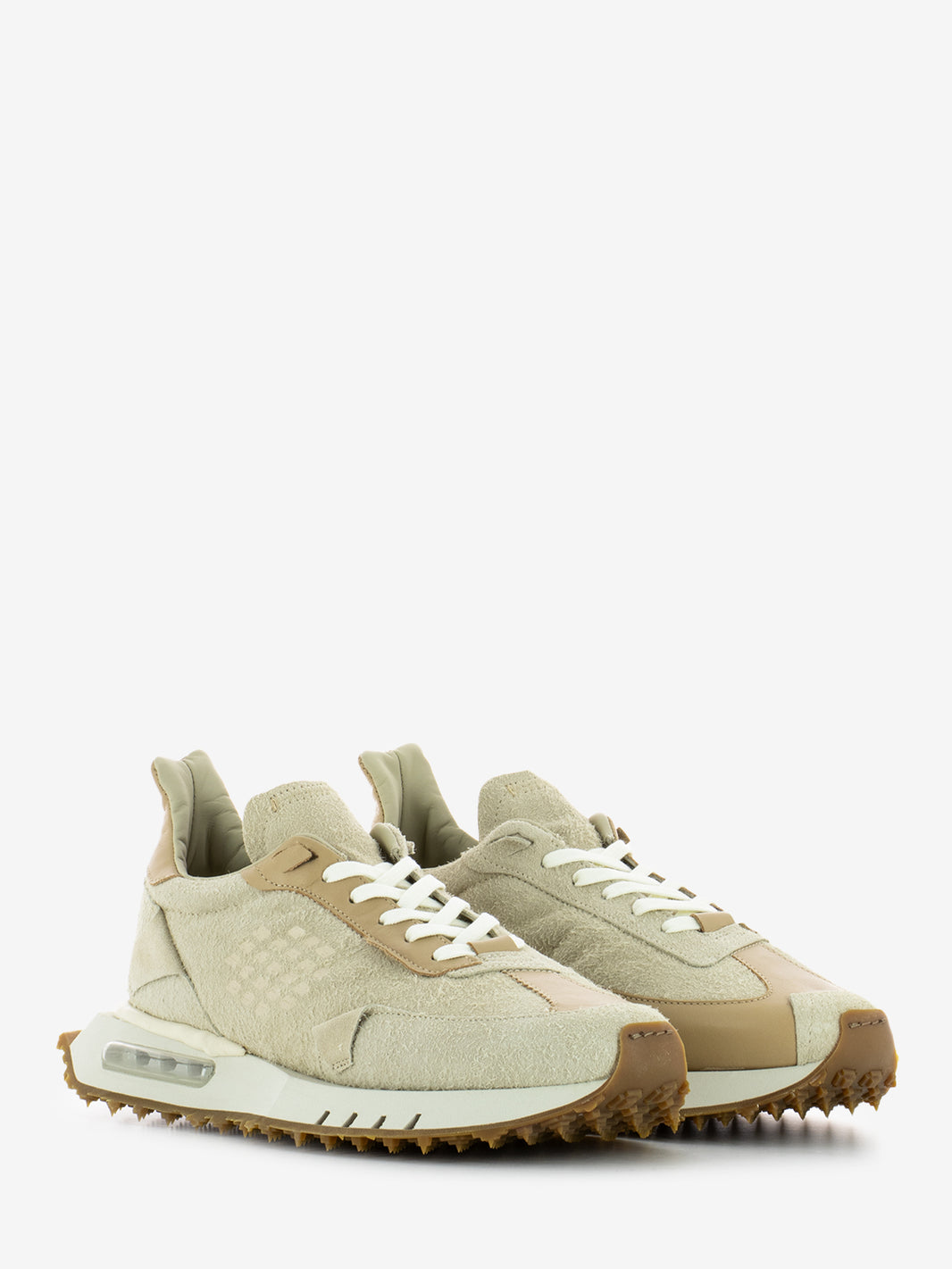 Sneaker Race suede beige