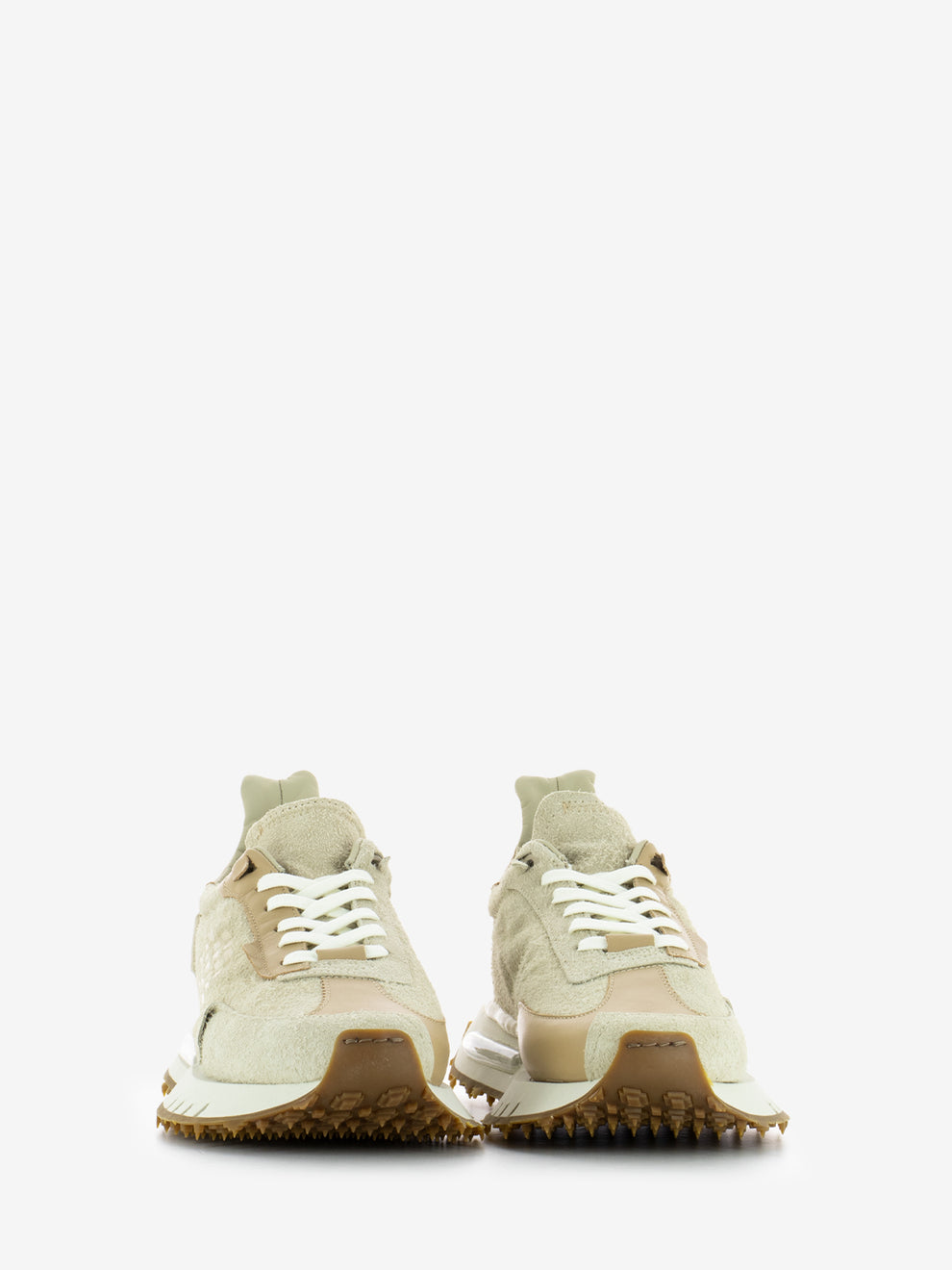 Sneaker Race suede beige