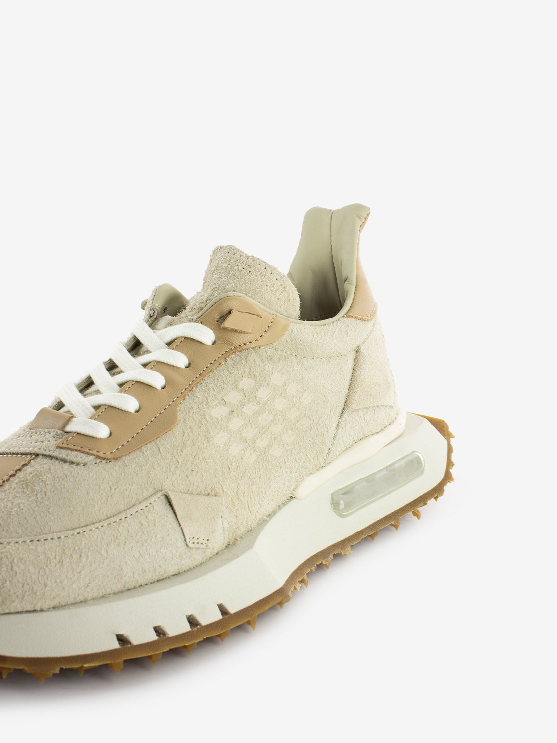 Sneaker Race suede beige