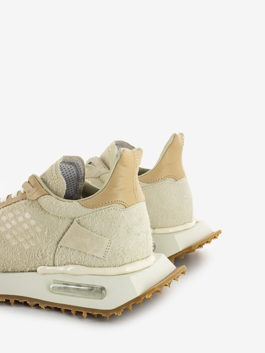 Sneaker Race suede beige