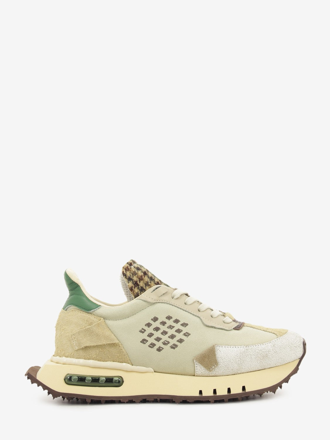 Sneakers Race 01 beige / green