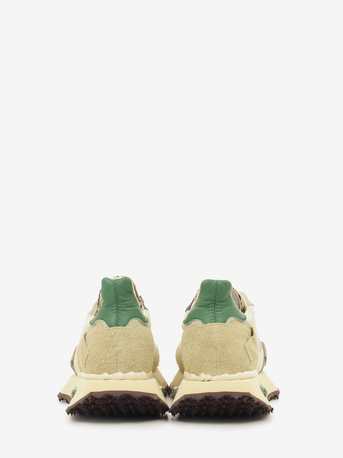 Sneakers Race 01 beige / green