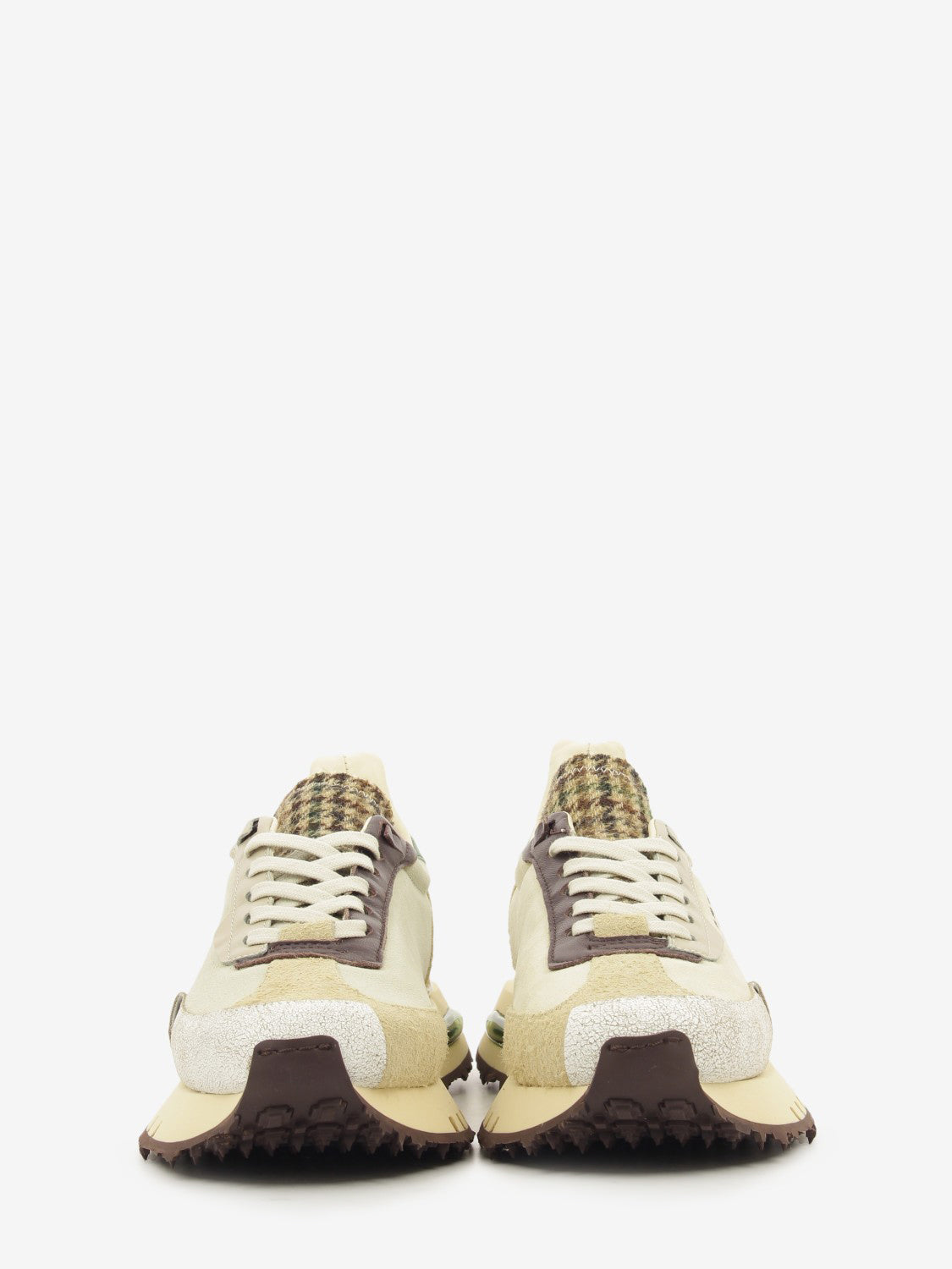 Sneakers Race 01 beige / green
