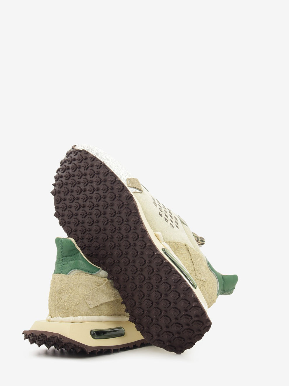 Sneakers Race 01 beige / green