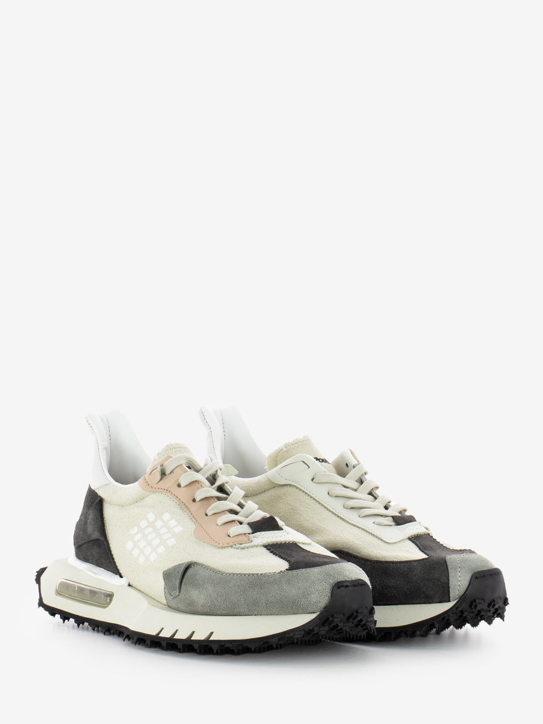 Sneakers Race 01 stone / grey