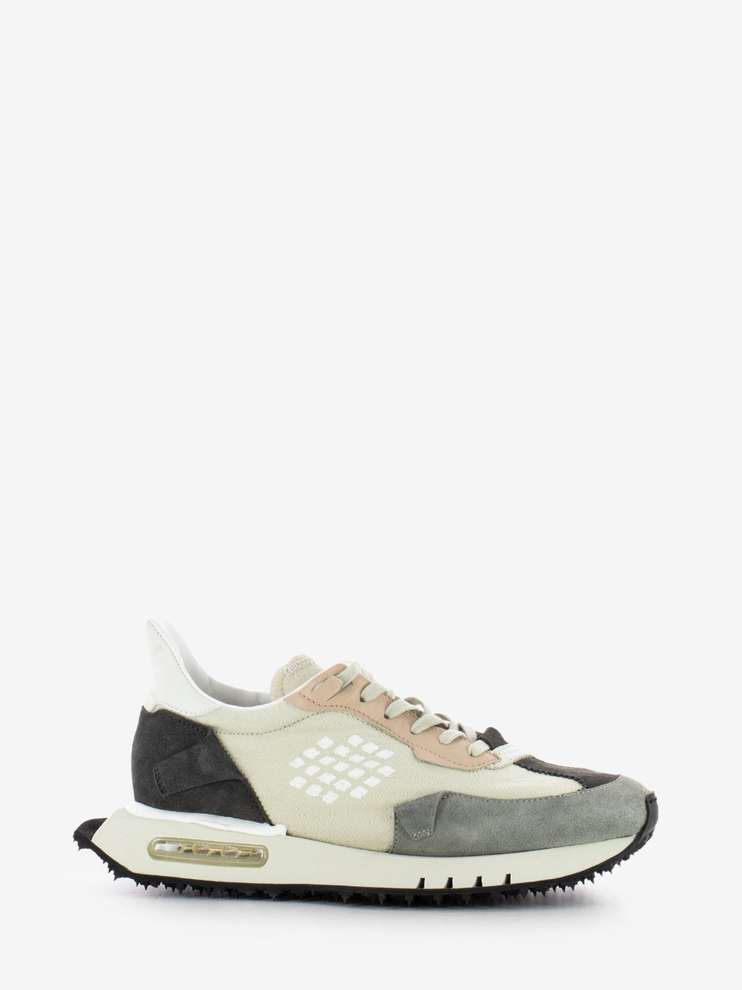 Sneakers Race 01 stone / grey