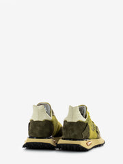 BE POSITIVE - Sneakers running Space Race military green