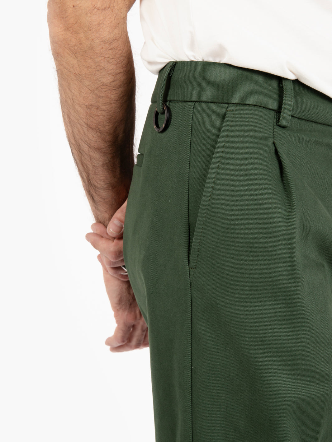 Army Cotton Wide Leg Pants