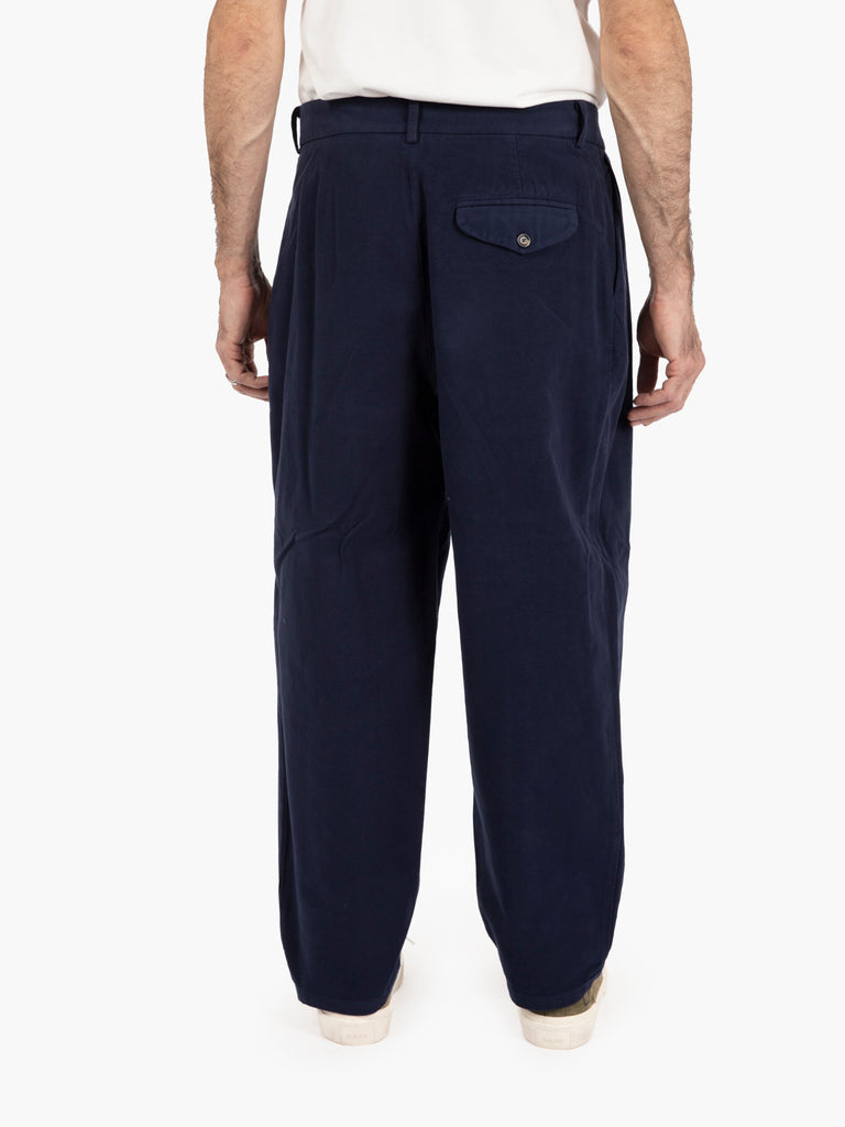 BEAUCOUP - Pantaloni Pam in fustagno navy