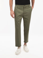 BEAUCOUP - Pantalone Pam in cotone army
