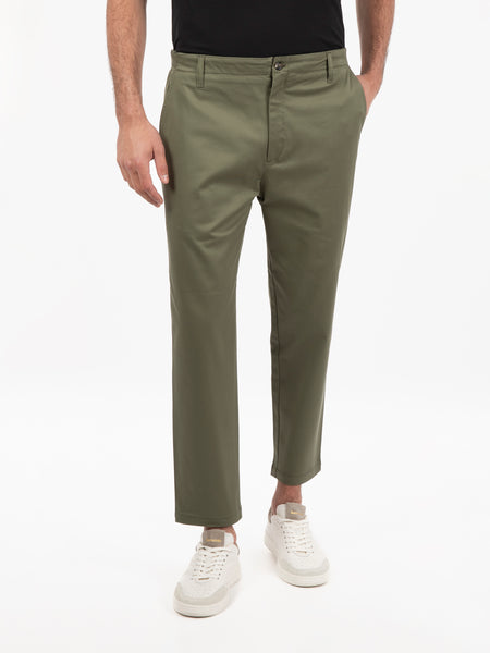 Pantalone Pam in cotone army