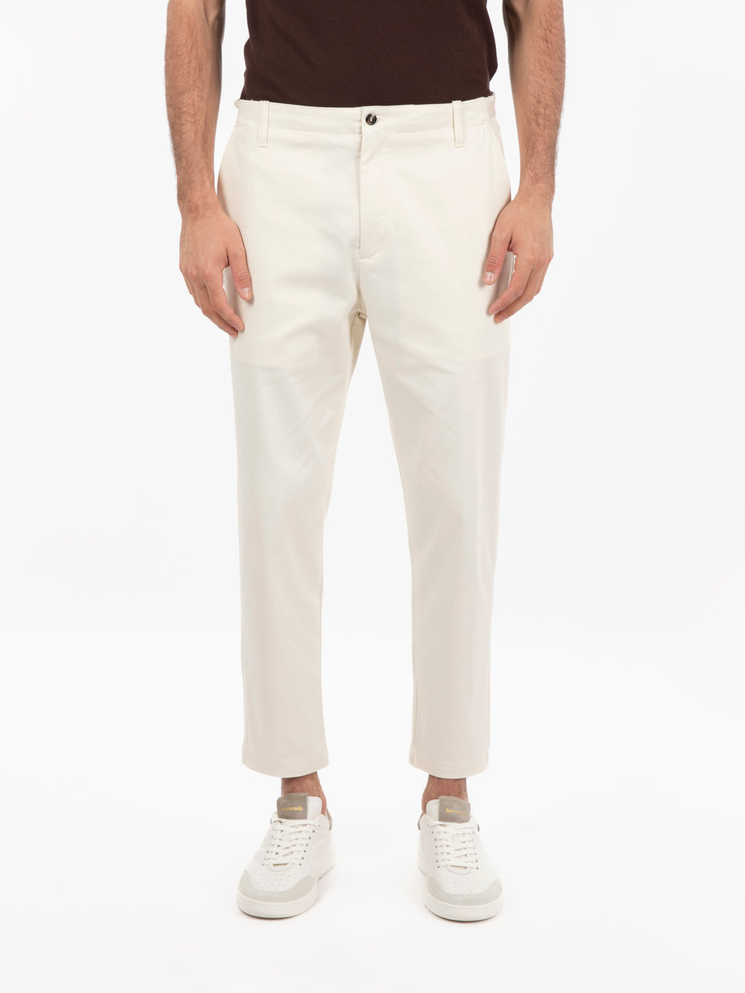 Pam trousers in off white cotton