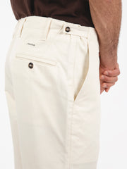 BEAUCOUP - Pantalone Pam in cotone off white