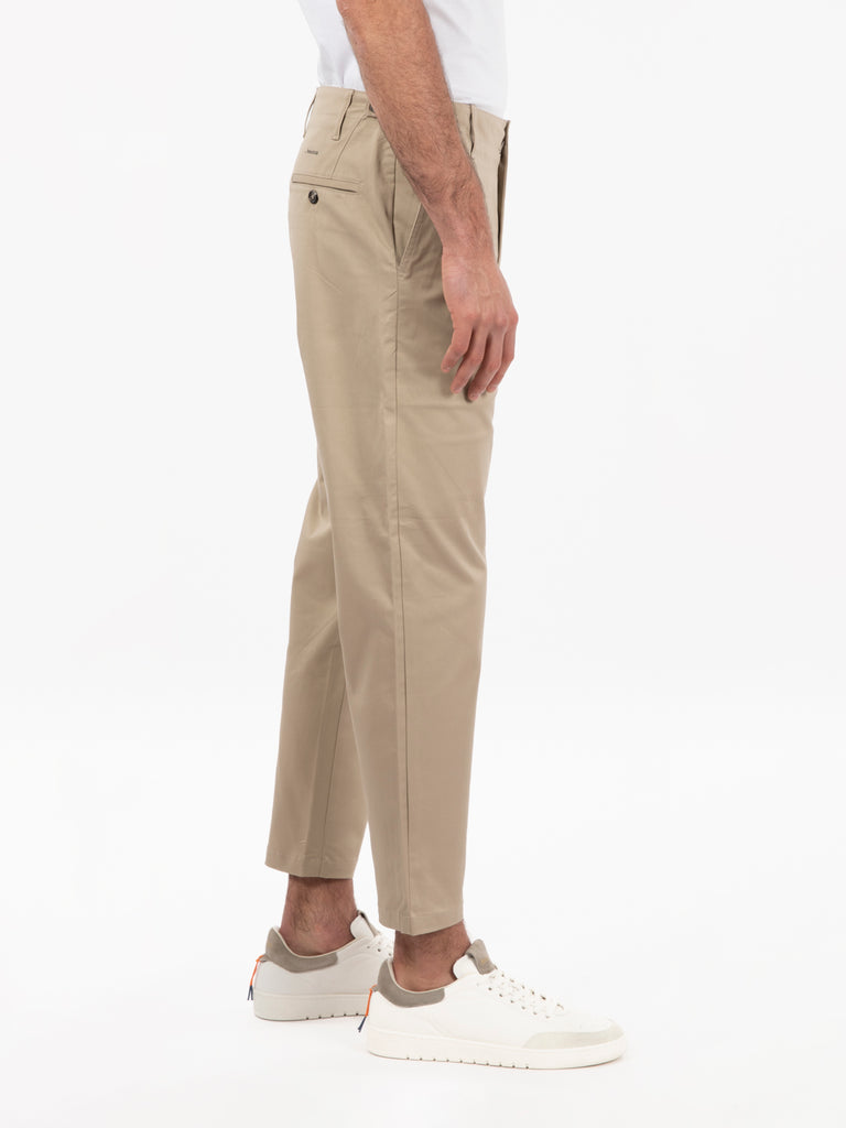 BEAUCOUP - Pantalone Pam in cotone sabbia