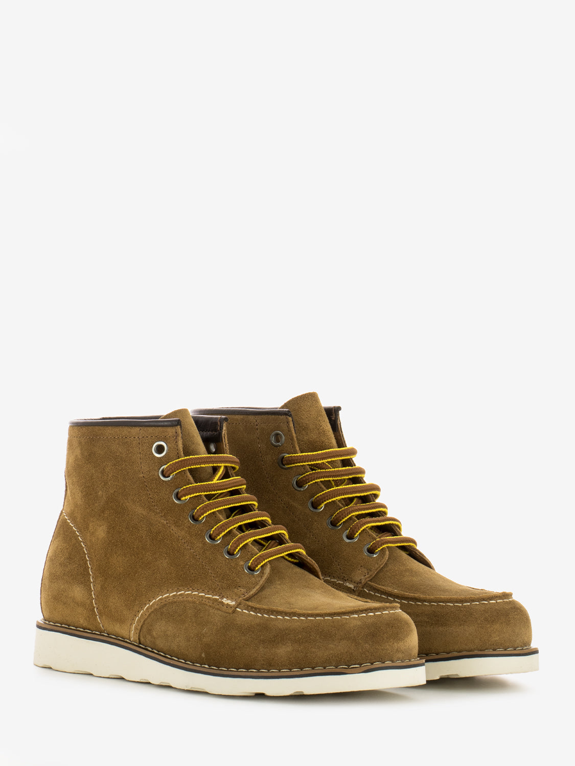 Brandy Suede Lace-Up Boots