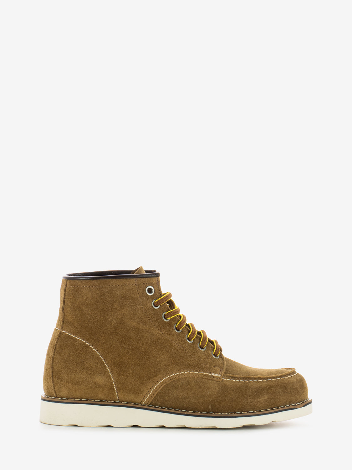 Brandy Suede Lace-Up Boots