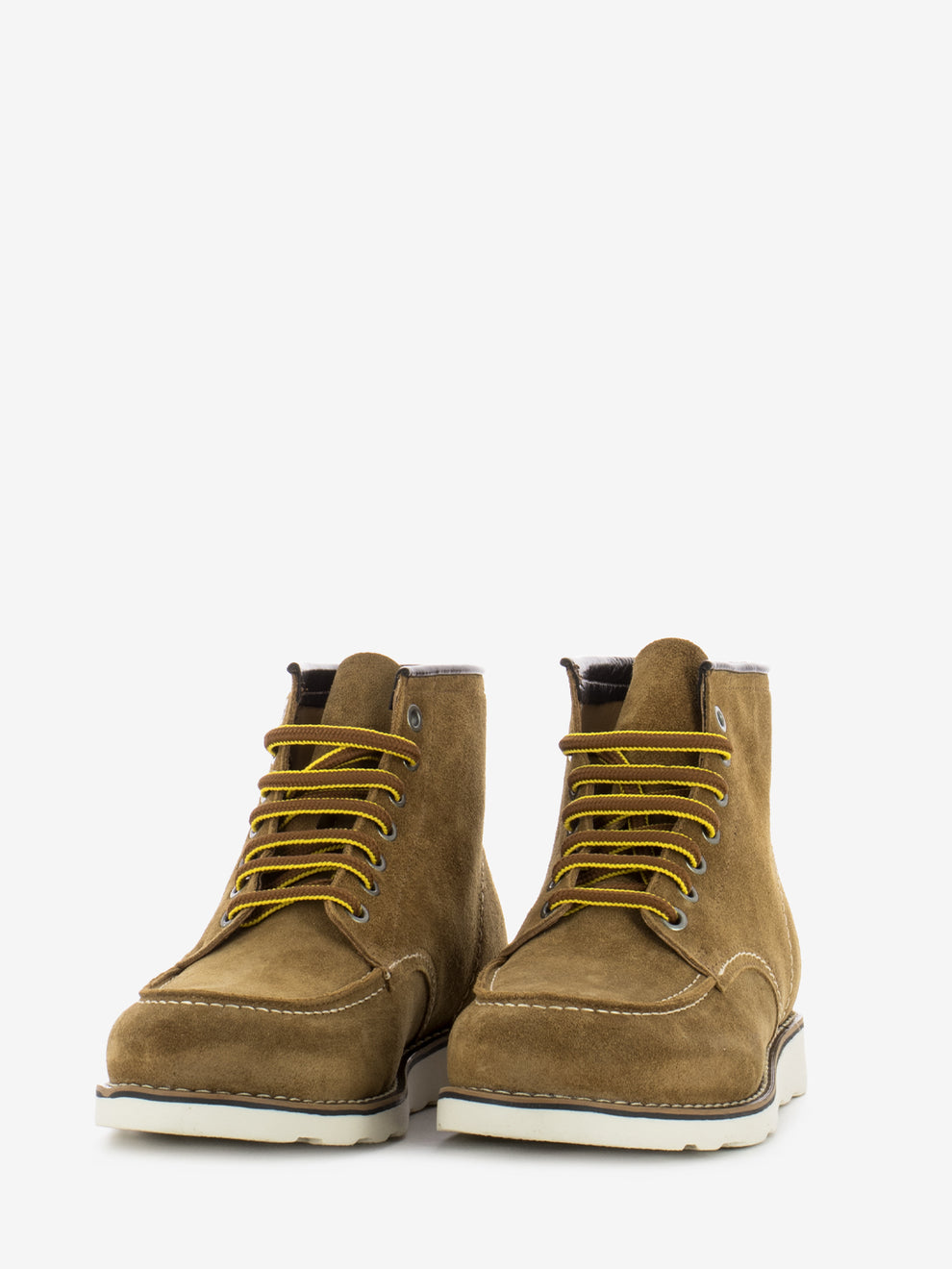 Brandy Suede Lace-Up Boots