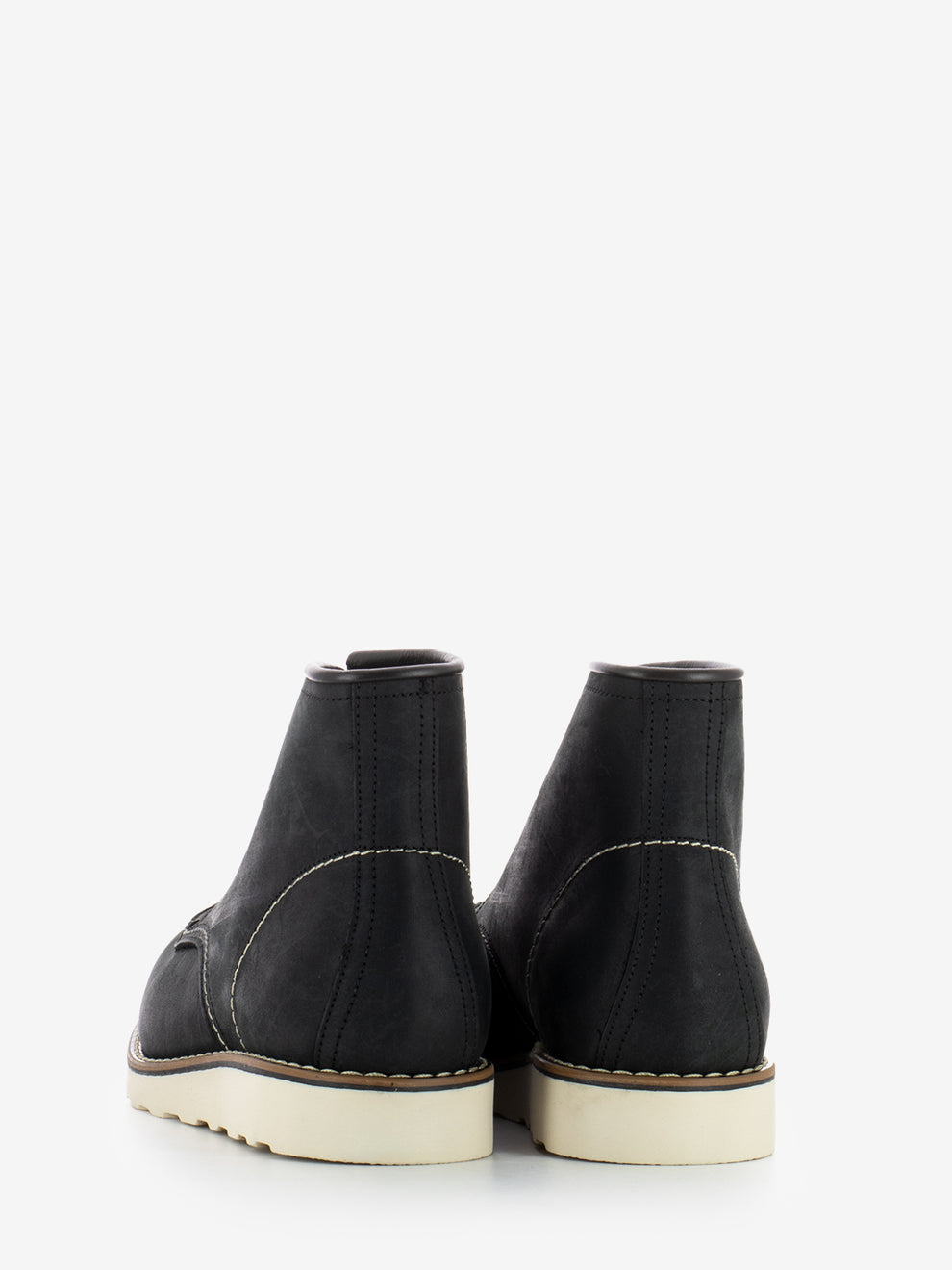 Polacchi stringati in pelle neri