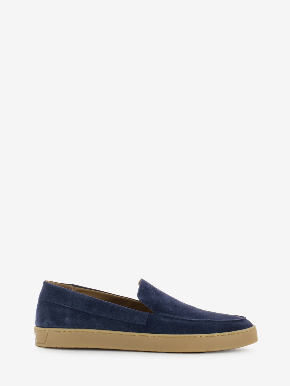 Slip-on camoscio navy