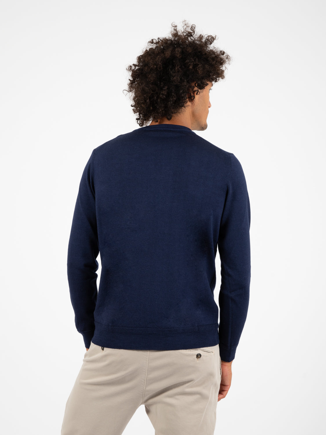 Maglia a girocollo old blu scuro