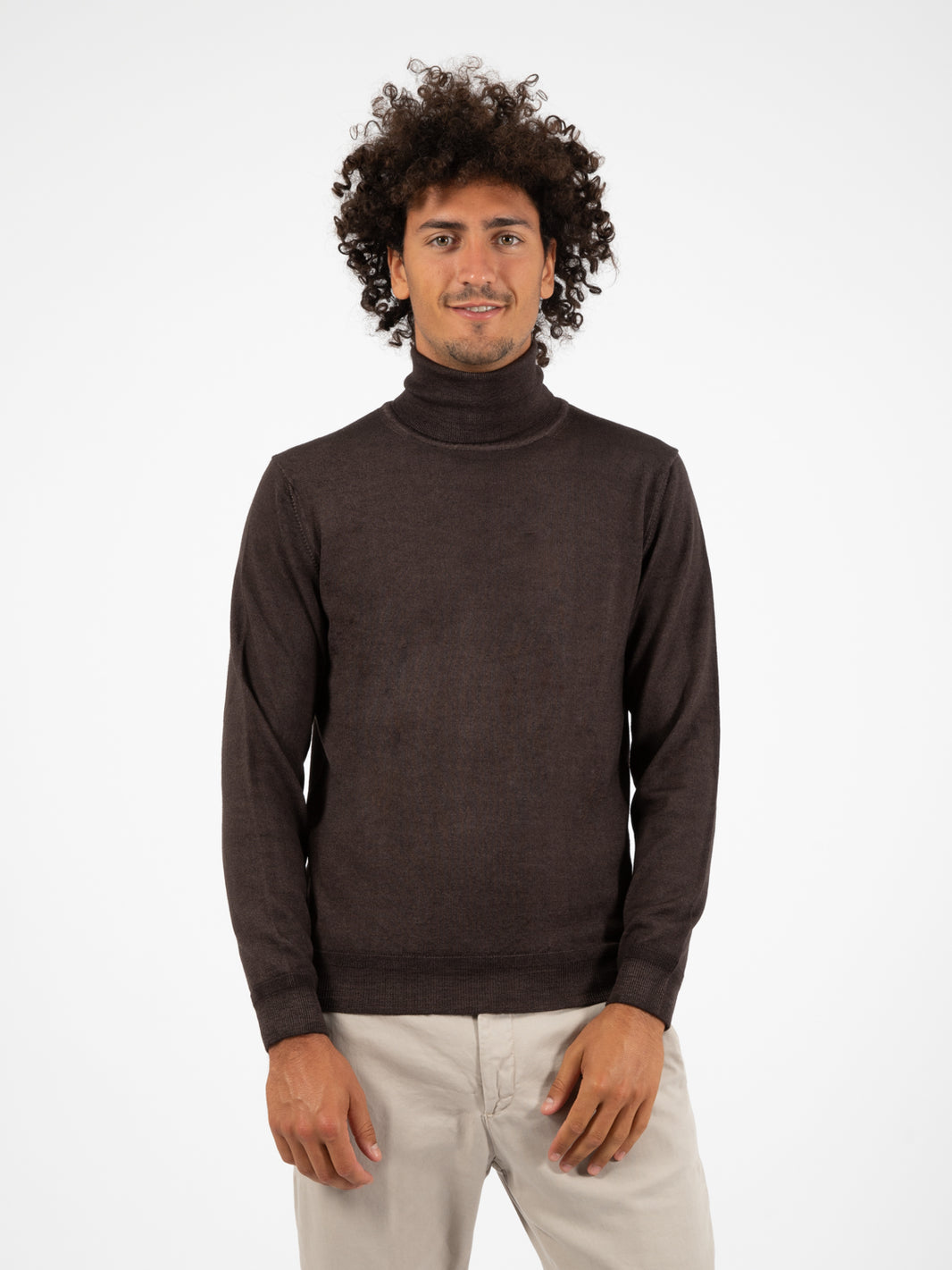 Maglione dolcevita old testa di moro