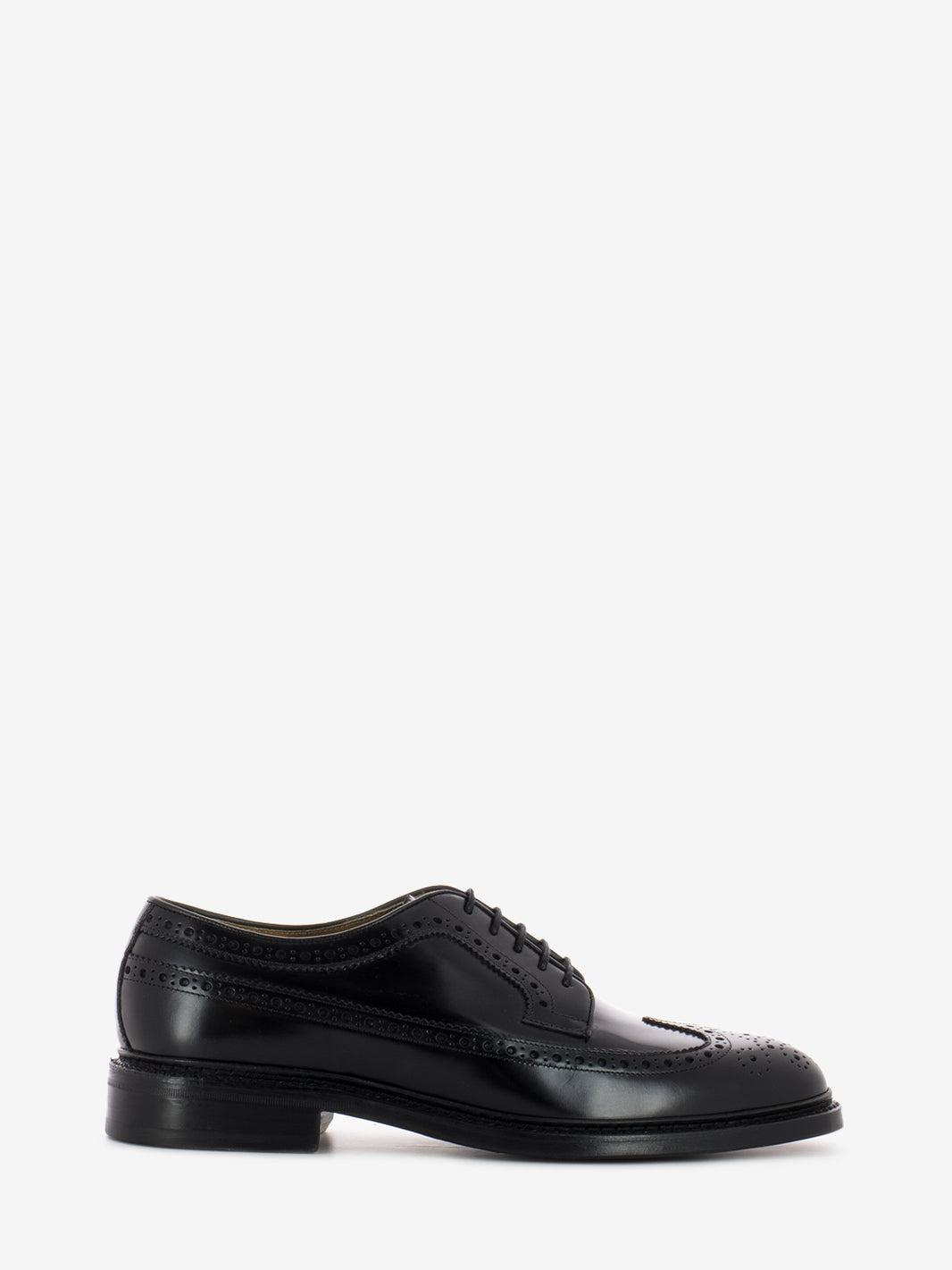Derby elegante full brogue rois nero