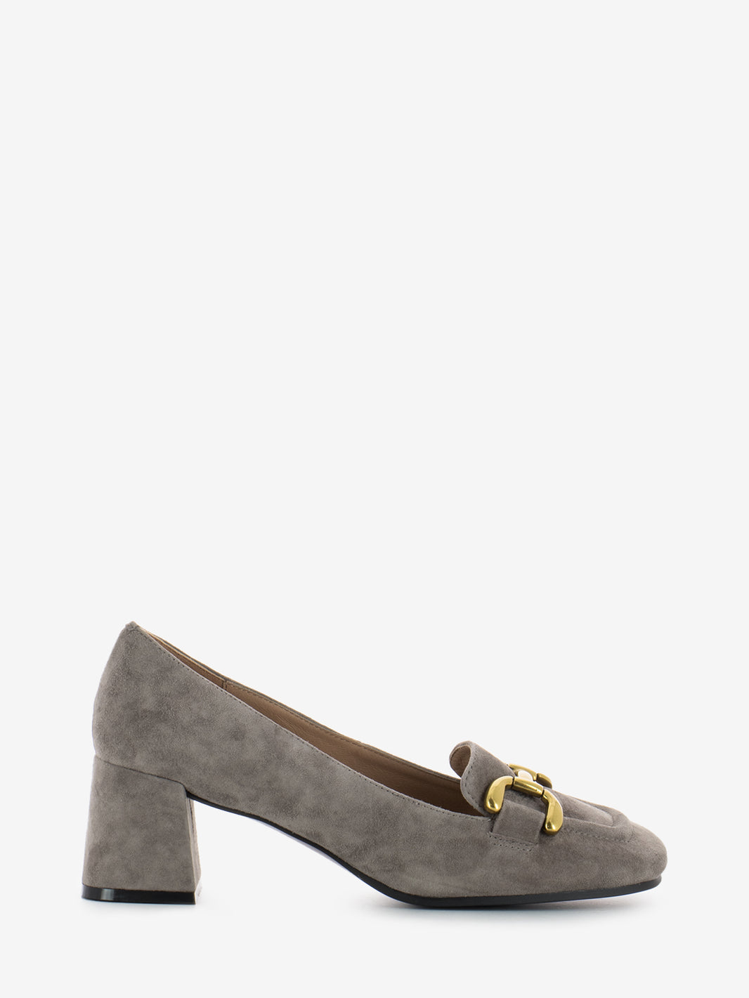 Mocassini con tacco Valencia gris