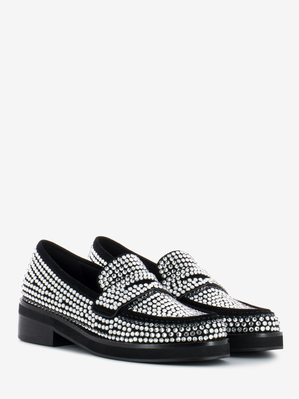 Jaya silver rhinestone moccasin