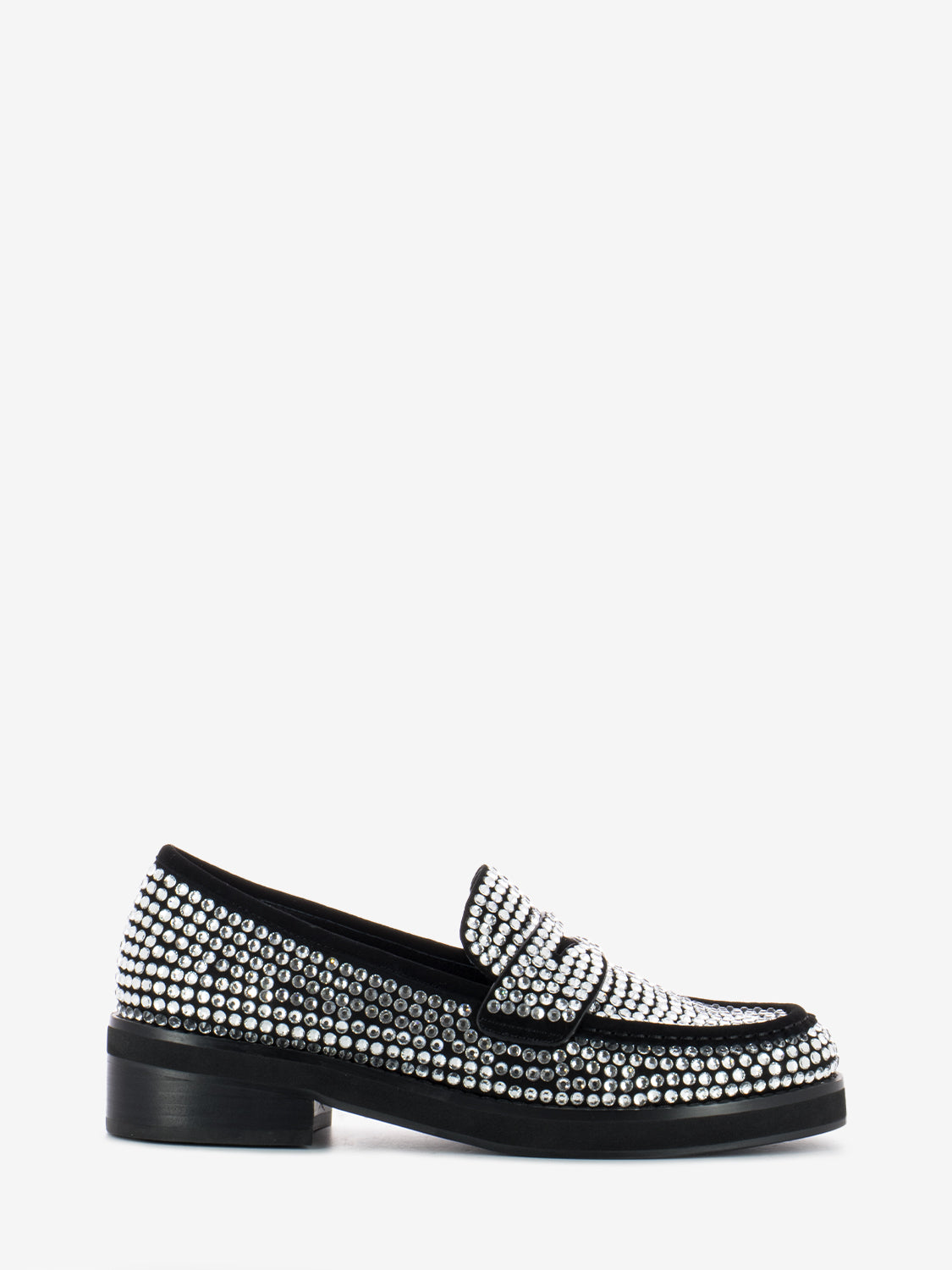 Jaya silver rhinestone moccasin