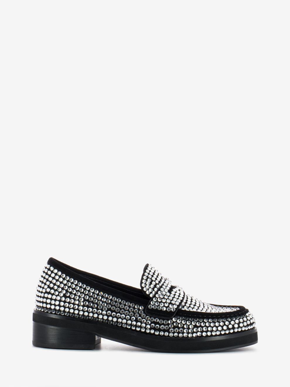 Jaya silver rhinestone moccasin